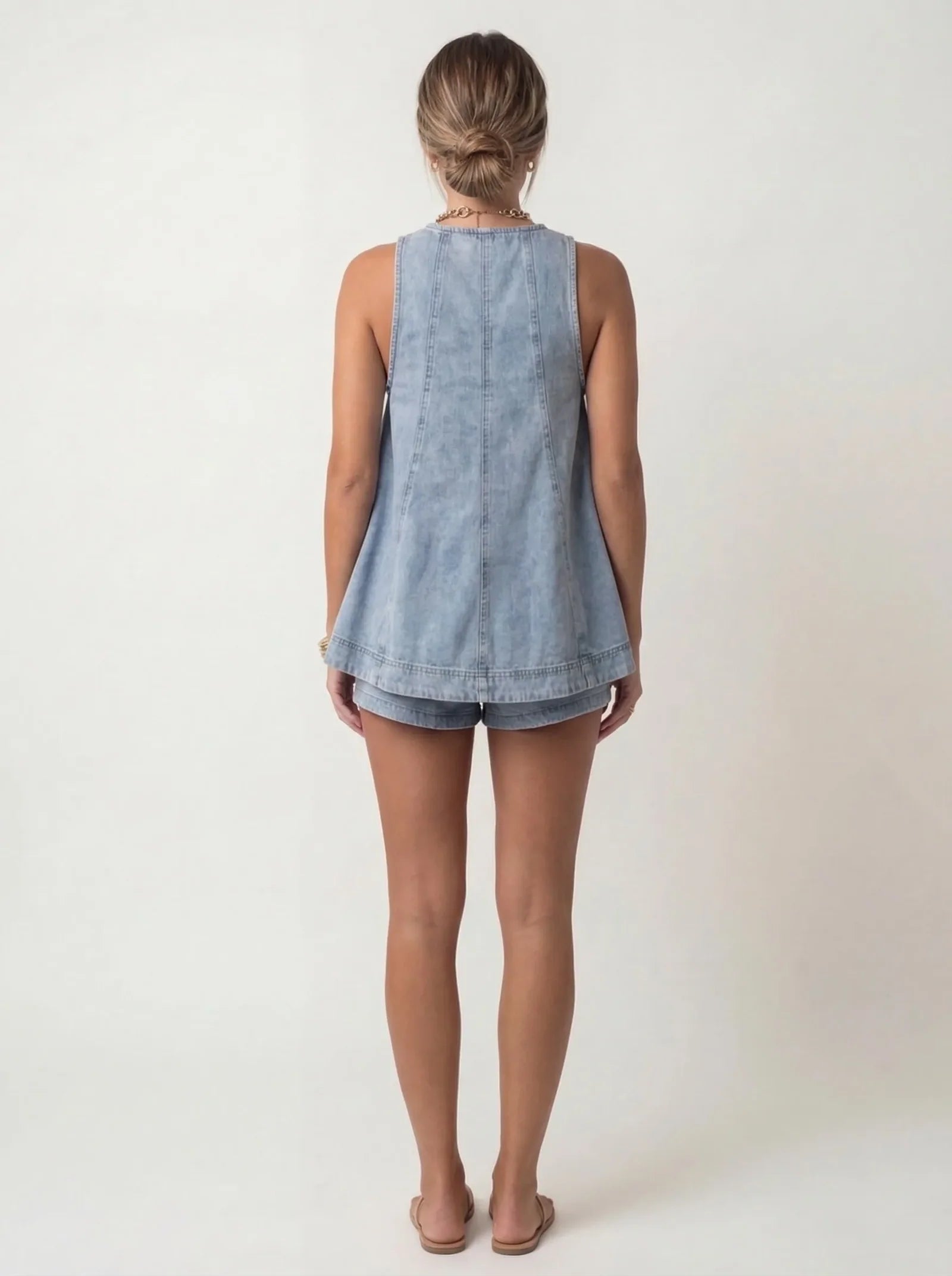 The Effortless Swing Tank & Shorts Set