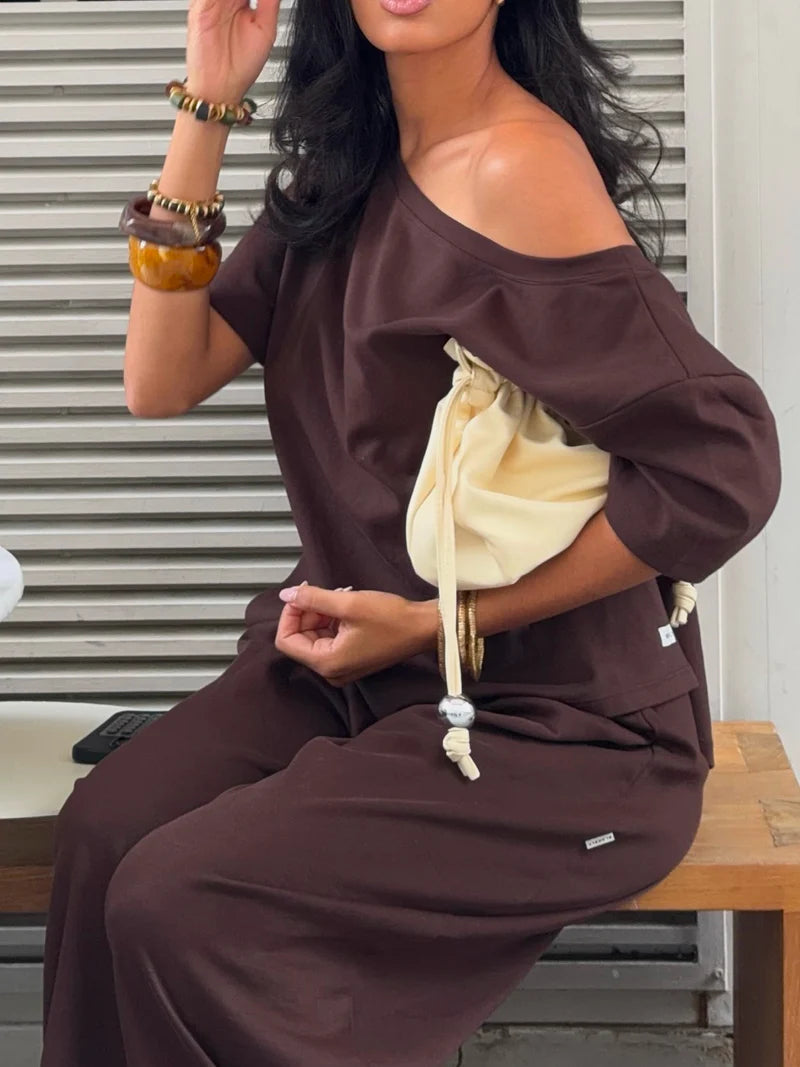 The Effortless Off-Shoulder Set