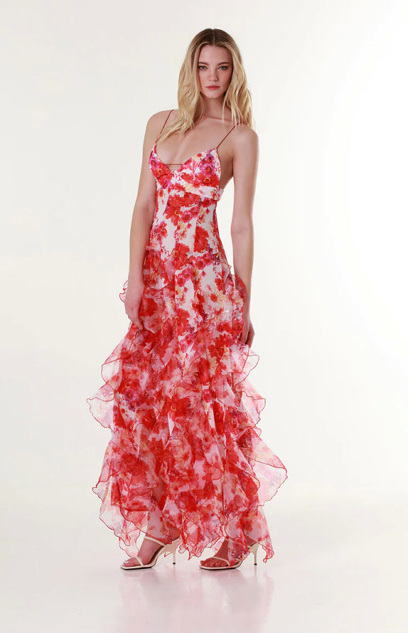 La Robe Romantique à Volants