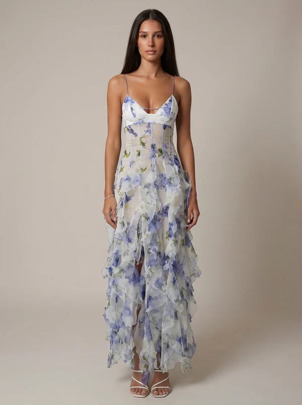La Robe Romantique à Volants