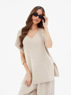 The Liora Relaxed Knit Set