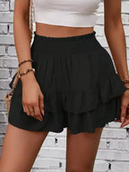 The Playful Ruffle Mini Skirt Set