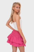 The Playful Ruffle Mini Skirt Set
