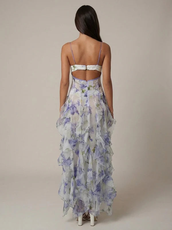 La Robe Romantique à Volants