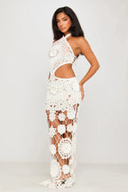 The Seraphina Crochet Maxi Dress