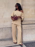 The Effortless Off-Shoulder Set