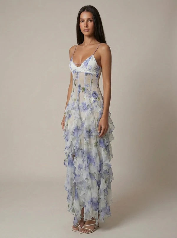 La Robe Romantique à Volants
