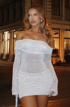 The Selene Off-Shoulder Mini Dress