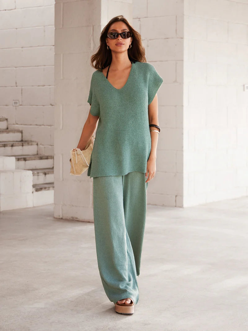 The Liora Relaxed Knit Set